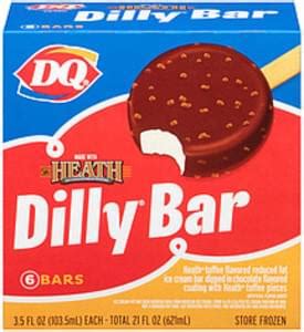 Calories in Dairy Queen Heath Dilly Bar and Nutrition …