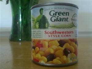 Calories in Green Giant Southwestern Style Corn and Nutrition …