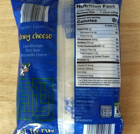 Calories in Happy Farms String Cheese - Nutritional ... - Fitbit