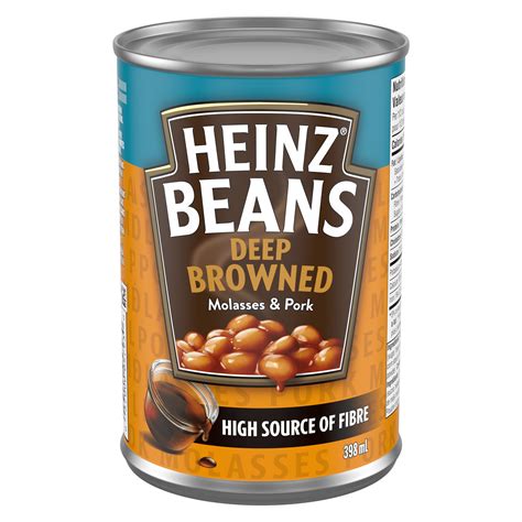 Calories in Heinz Deep-Browned Beans with Pork