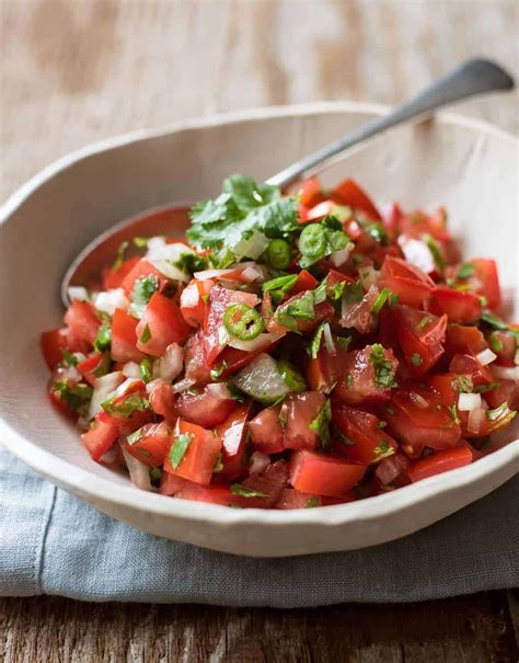 Calories in Pico de Gallo - Authentic Mexican Salsa - Calorie, Fat ...