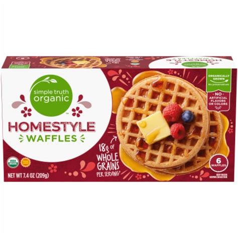 Calories in Simple Truth Organic Homestyle Waffles