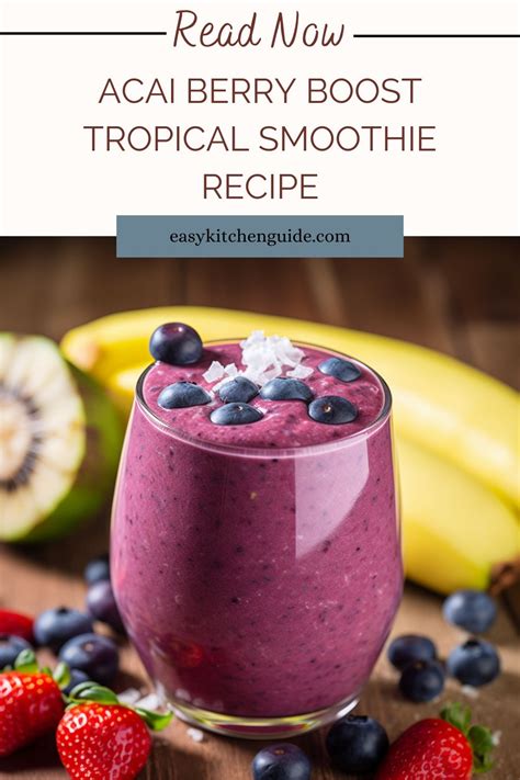 Calories in Tropical Smoothie Cafe Acai Berry Boost Smoothie and …