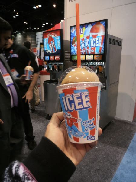 Coca Cola Icee . Per 8 fl oz - Calories: 65kcal | Fat: 0.00g | Carbs: 18.00g | Protein: 0.00g Nutrition Facts - Similar. Icee, Orange (Golden Corral) Per 1 serving - Calories ... with detailed nutritional information including calories, fat and protein for each serving size.. 