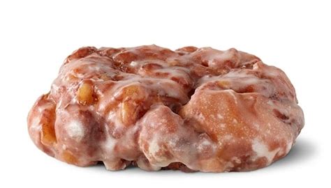 Calories in large apple fritter. In the bowl of a stand mixer fitted with the dough hook attachment, mix together the milk, sugar, butter and eggs. ½ cup whole milk, ¼ cup granulated sugar, 6 tablespoons unsalted butter, 1 large egg + 1 yolk. Add the salt, instant yeast, and 3 cups (360g) of the flour and mix on low until moistened. 