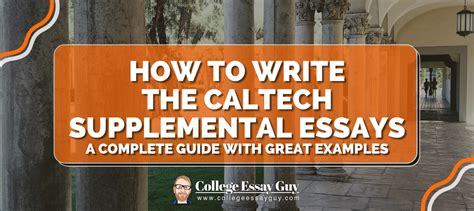Caltech essays. Things To Know About Caltech essays. 