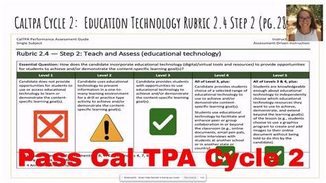 Caltpa cycle 2 templates. Teacher prep materials for the CalTPA 