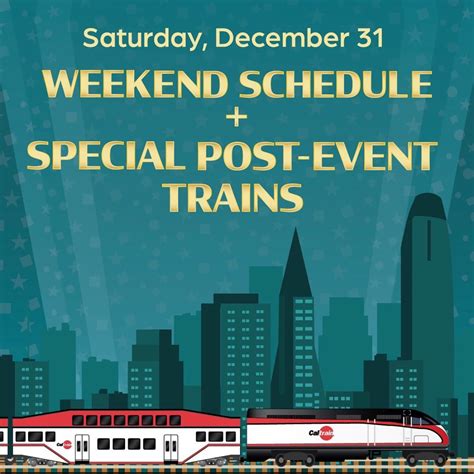 Caltrain is Free on New Year