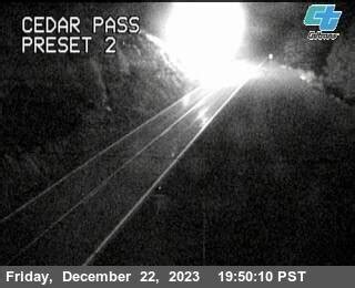 SR-299 : SR-299 : Berry Summit - Looking South. Most recent photo. Camera courtesy Caltrans.