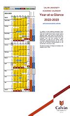 Calvin Academic Calendar