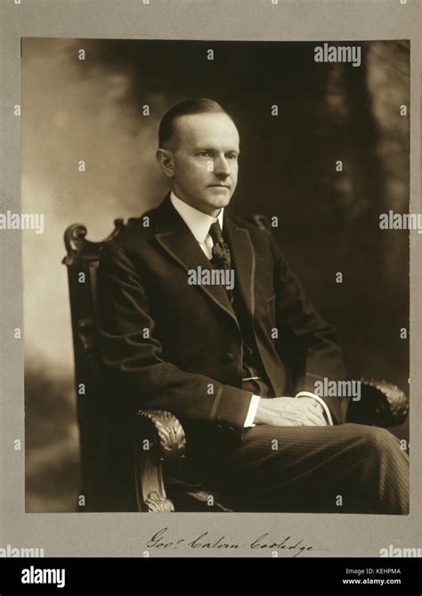 Calvin Coolidge as Governor of Massachusetts, 1919 with his wife …