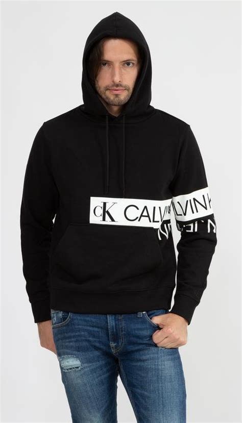 Calvin klein sweatshirt erkek beyaz