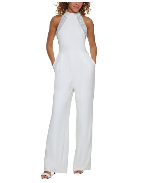 Calvin klein white jumpsuit. Things To Know About Calvin klein white jumpsuit. 