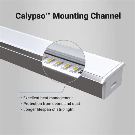 Calypso™ LED Strip Light Mounting Channel Kit Flexfire LEDs