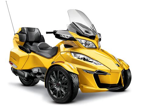 Cam am spyder. That’s what it’s all about. The Can-Am Spyder F3 will push the limits of performance, while the relaxed seating position will have you always looking for more. Read more. Can-Am Spyder RT 2023. With a modern look, heightened comfort, and extra storage, the Spyder RT isn’t just the key to unlocking what the open road has to offer, it’s ... 