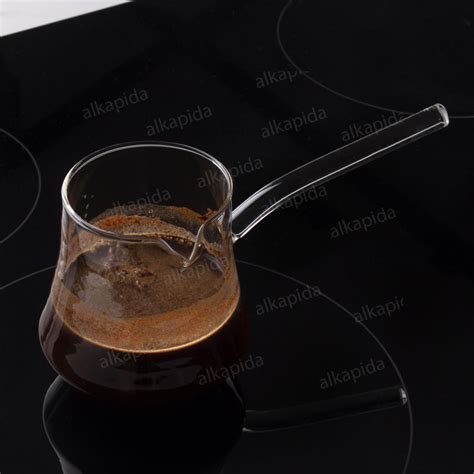 Cam cezve & Cam kahve yanı su bardağı & 2 li Beyaz Porselen. 