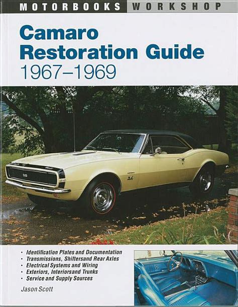 Camaro restoration guide 1967 1969 motorbooks workshop. - Handcrafted cocktails the mixologist s guide to classic drinks for.