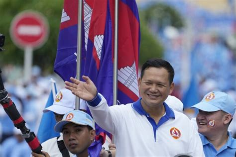 Cambodia’s king appoints army chief Hun Manet as successor to his father, long-ruling Hun Sen