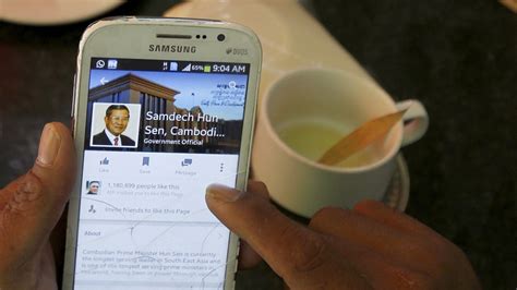 Cambodia’s leader returns to Facebook weeks after an acrimonious
breakup with the platform