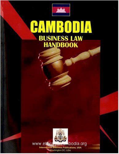 Cambodia business law handbook strategic information and laws. - Funzionamento e modellizzazione del manuale della soluzione transistor mos.