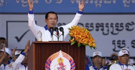 Cambodian opposition party officials arrested for allegedly encouraging casting of spoiled ballots