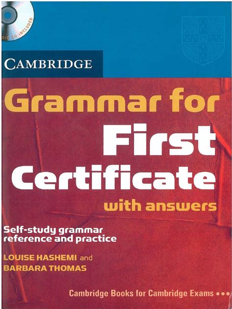 Cambridge Grammar For First Certificate PDF PDF - Scribd