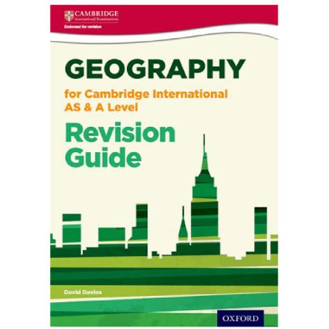 Cambridge International As And A Level Geography Revision Guide
