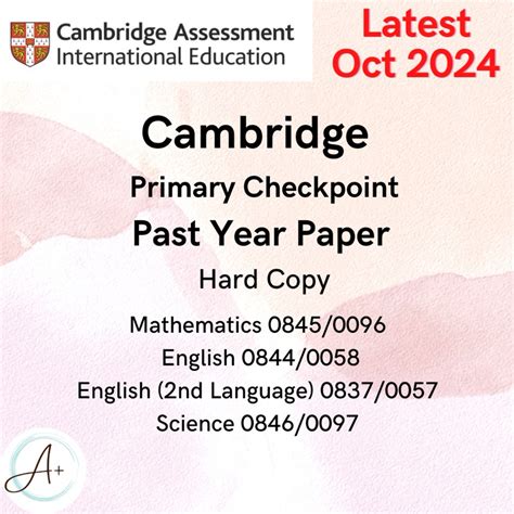 Cambridge Primary Checkpoint Past Papers Math