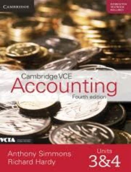 Cambridge accounting unit 3 4 textbook. - Le conclusioni del parlamento cittadino di bari nel settecento.