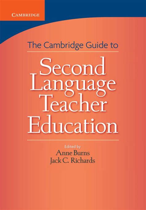 Cambridge guide to second language teacher education by anne burns. - Morson s english guide for court reporters.