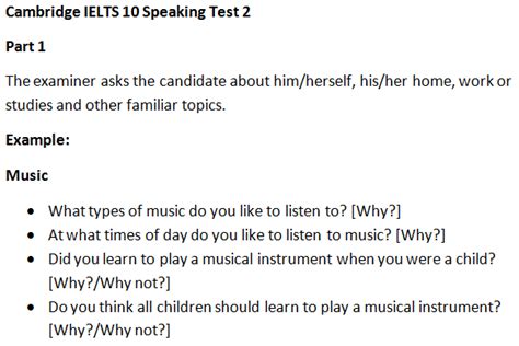 Cambridge ielts speaking test.  Perfect for IELTS preparation and general spoke...