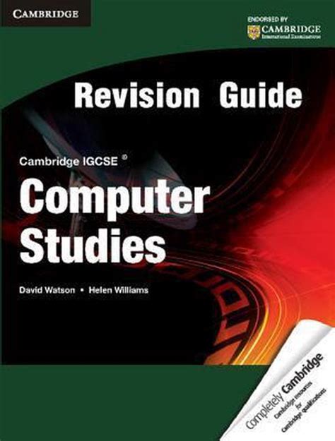 Cambridge igcse computer studies revision guide by david watson. - Intuit quickbooks fundamentals learning guide 2015.