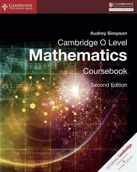 Cambridge o level maths revision guide. - Guide to getting it on 4th edition.