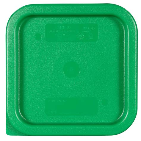 Cambro SFC2452 Kelly Green Lid for 2 & 4 Qt CamSquare Container …