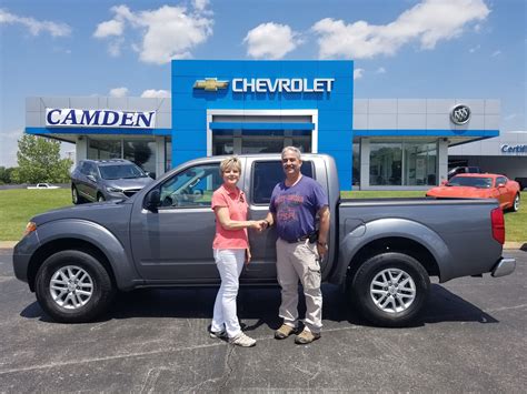 Camden chevrolet. 4.5 (123 reviews) 260 W Main Street Camden, TN 38320. Visit Camden Chevrolet. Sales hours: 8:00am to 6:00pm. Service hours: 8:00am to 5:00pm. View all hours. 