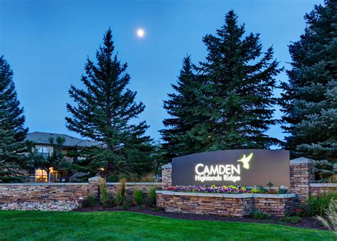 Camden highlands ridge. The newly renovated one, two, &amp; three-bedroom apartment homes at Camden Highlands Ridge are located in the renowned city of Highlands Ranch. Inside 