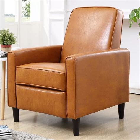 Camel Leather Chair Wayfair