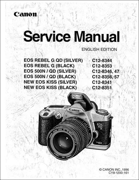 Camera Service Manual Canon