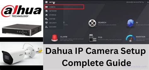 Camera startup wait for user config.  This guide will cover Dahua IP camera initial...