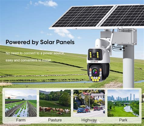Cameras security solar.  Weatherproof design for any conditions. com Bu...
