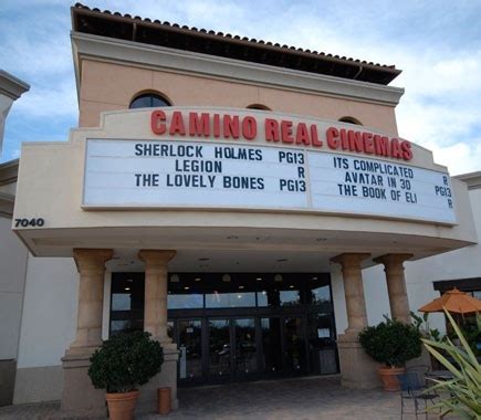 Camino real cinemas. CAMINO REAL CINEMAS MENU. PUB BITES: Pizza, Cheese - $7. Pizza, Pepperoni - $7.75. Chicken Tenders - $7.50. Add Fries - $2.75. Add Onion Rings - $2.75. Beef … 