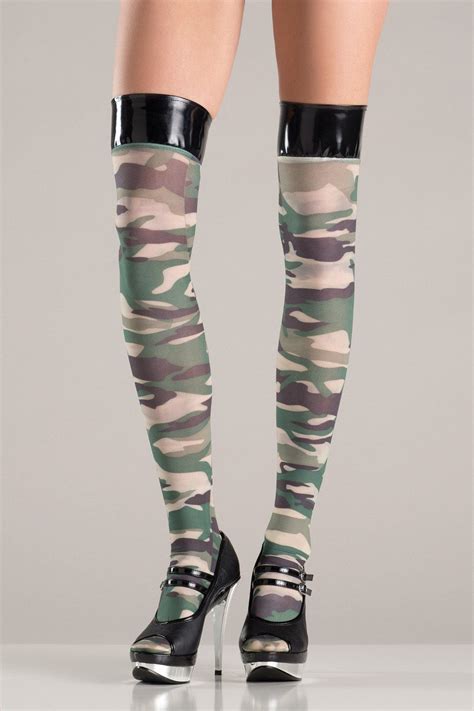 Camo Thigh High - Etsy