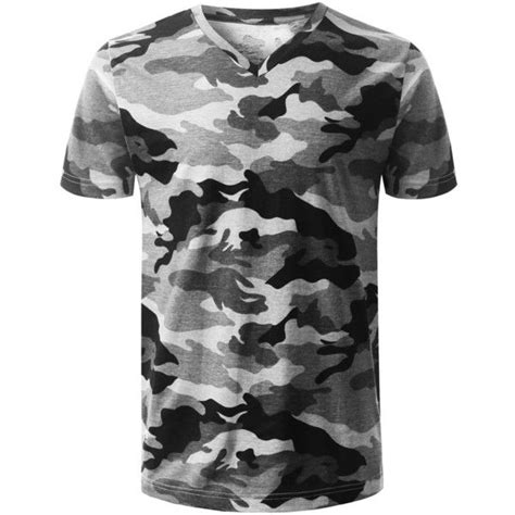 Camo V-neck T-shirts TeeShirtPalace