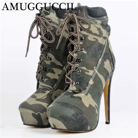 Camouflage High Heels - Shoes - AliExpress