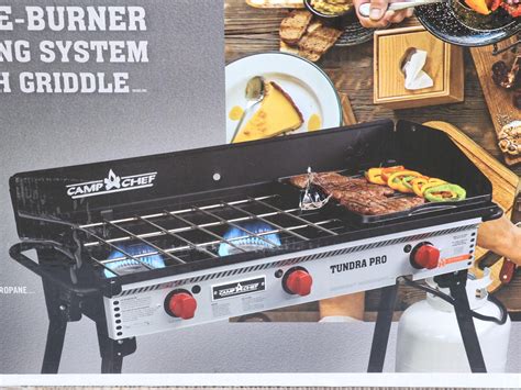 Camp Chef Tundra Pro cooking system and griddle combo