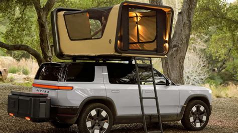 Camp Out in Style with the Rivian R2 Rooftop Tent: Your Ultimate Camping Companion