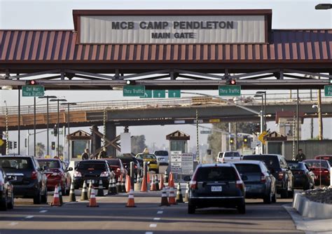 Camp Pendleton Gate Policies Change to Sponsored Visitor …