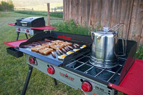 Camp chef accessories amazon. BBQration Carry Bag and Cover for Camp Chef 2-Burner Cookers, Replacement for Camp Chef Double Burner Stove YK60, DB60, EX60P, EX60B, EX60LW and More. 1. $3999. Was: $45.99. Save $5.00 with coupon. FREE delivery Tue, Aug 29. Or fastest delivery Tomorrow, Aug 26. 