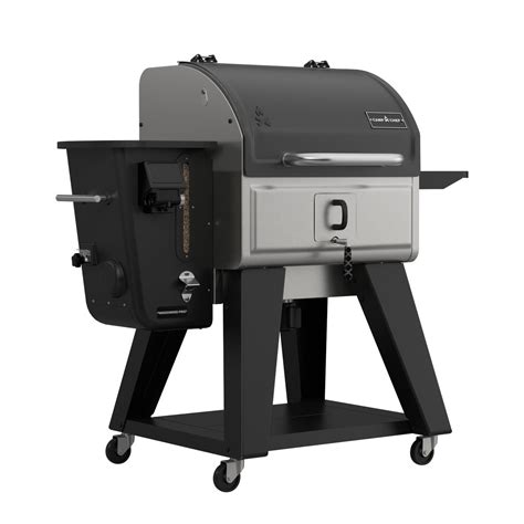 Camp chef woodwind pro 24. Camp Chef connect app compatible. 160°F up to 500°F temperature range for slow smoking to grilling (25,000 BTU) Ash kickin cleanout system (patented) Slide and grill technology's direct flame grilling reaches 650°F. Smart Smoke technology with 10 smoke level settings. Heavy-duty 50mm legs. Stainless steel fire box. 