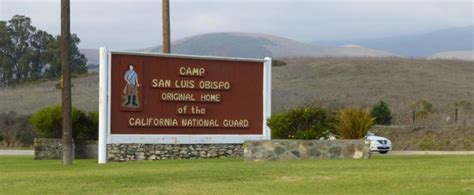 Camp san luis obispo. Camp San Luis Obispo, CA. Grizzly Youth Academy is located in beautiful San Luis Obispo at Camp San Luis Obispo, home of the California National Guard. Entry onto Camp San Luis Obispo. You must be scheduled to arrive at Grizzly Academy or have arranged a tour. Unscheduled visits are not allowed. 